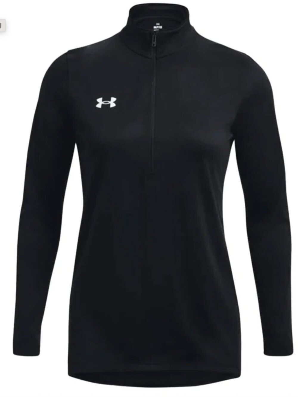 Under Armour Black Long Sleeve 1/4 Zip Performance Pullover